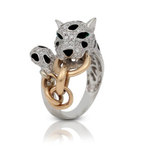 Panther Head Chain Ring